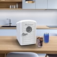 thumbnail image 5 of Frigidaire 9 Can Mini Fridge Cooler, Crocodile Skin Design, 6 Liter Portable Fridge for Car, Office, Bedroom, Dorm Room, or Cabin, 5 of 9