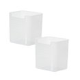 thumbnail image 1 of Oleegame 2PC Produce Storage 3 Pack Refrigerator Side Door Storage Box Multifunctional Food Sorting Box Fridge Organizer For Food Vegetables Clear, 1 of 6