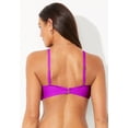 thumbnail image 6 of Swimsuits for All Women's Mentor Tie Front Bikini Top, 6 of 6