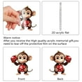 thumbnail image 4 of Christmas Advent Calendars for Kids, Cute Christmas Ornament 2d Acrylic Monkey Advent Calendar, 24 Day Creative Xmas Blind Box Christmas Countdown Gift for Boys, Girls, Teens & Adults, 4 of 8