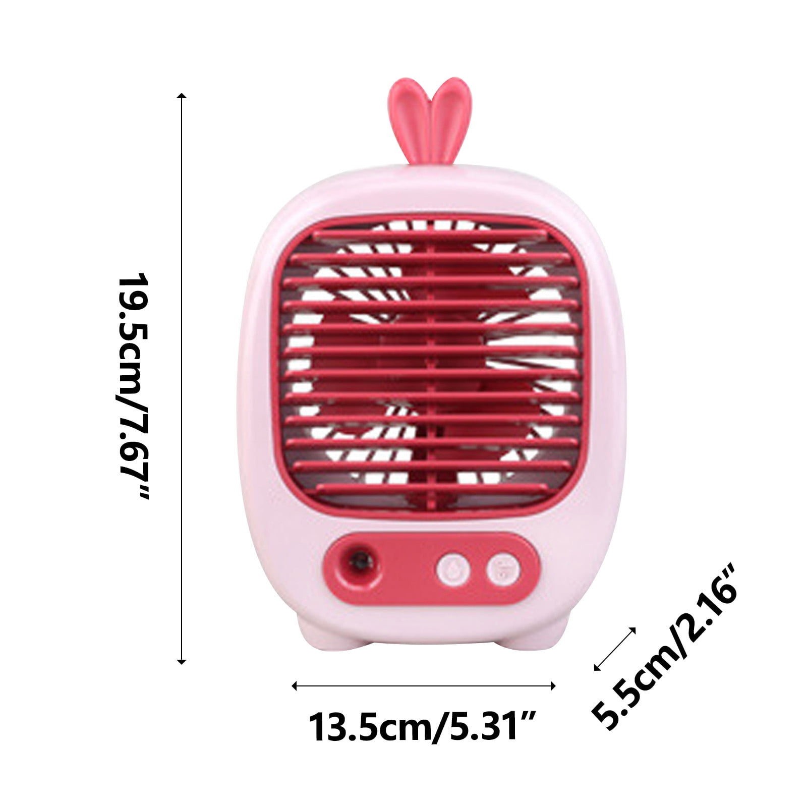 Midsumdr Portable Air Conditioners Kids Aired Conditioner Fan Rechargeable Evaporative Portable