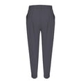 thumbnail image 5 of Gray Wide Leg Sweatpants Womens Elastic Waist Pants Casual Trousers with Pockets Fashion Clothing, 5 of 6