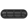 thumbnail image 2 of Juego de 2 Estuches de Almacenamiento con Clip para Cables Fijador de Cables Puerta de Vino Simple para Auriculares Smartphone 3 Puertos Negro 2 piezas, 2 of 8