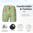 thumbnail image 3 of Balery Cute Poodle Dog Bañador para hombre, shorts de playa de secado rápido con entrepierna y forro de compresión-XX-Large, 3 of 6