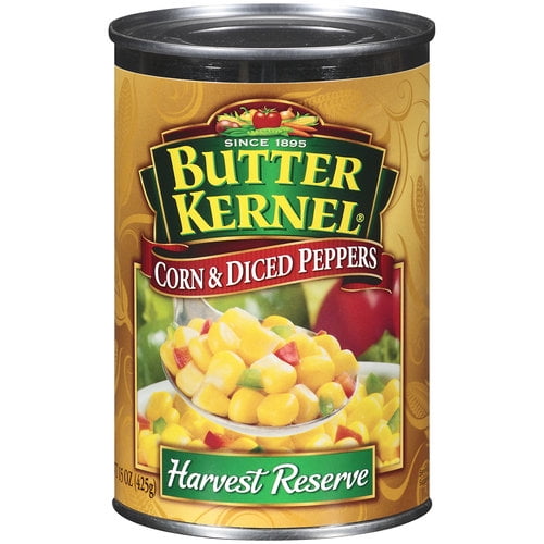 Butter Kernel Corn and Peppers Vegetable Mix, 15 oz, Can