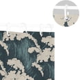 thumbnail image 5 of Coolnut Blue Ocean Wave Shower Curtain Waterproof Bathroom Fabric Shower Curtain Set with Hooks, 60x72 inches Home Decor, 5 of 6
