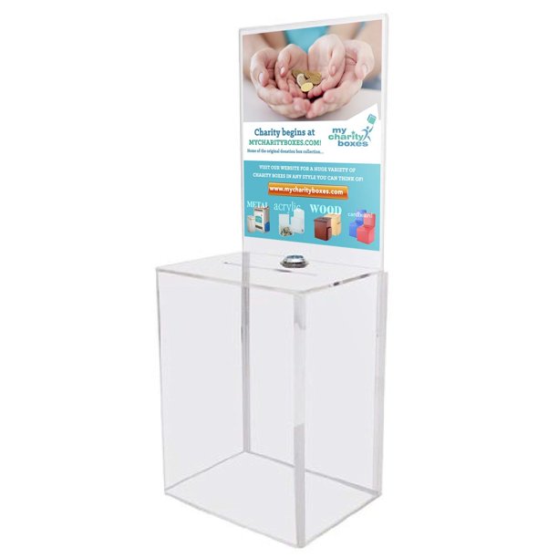 My Charity Boxes Large Donation Box Ballot Box Suggestion Box