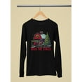 thumbnail image 3 of Deck The Stalls Christmas Barn Women's Long Sleeve, 3 of 4