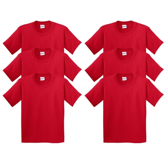Gildan Boy's Crewneck Short Sleeve Cotton T-Shirt