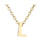 thumbnail image 1 of Delicado collar de oro para las mujeres lindo nombre de la letra gargantilla collares para niñas joyas, 1 of 3