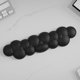 thumbnail image 3 of Alfombrilla de ratón de nube de algodón, teclado suave y cómodo para escribir, reposamuñecas, ergonómico, 3 of 9