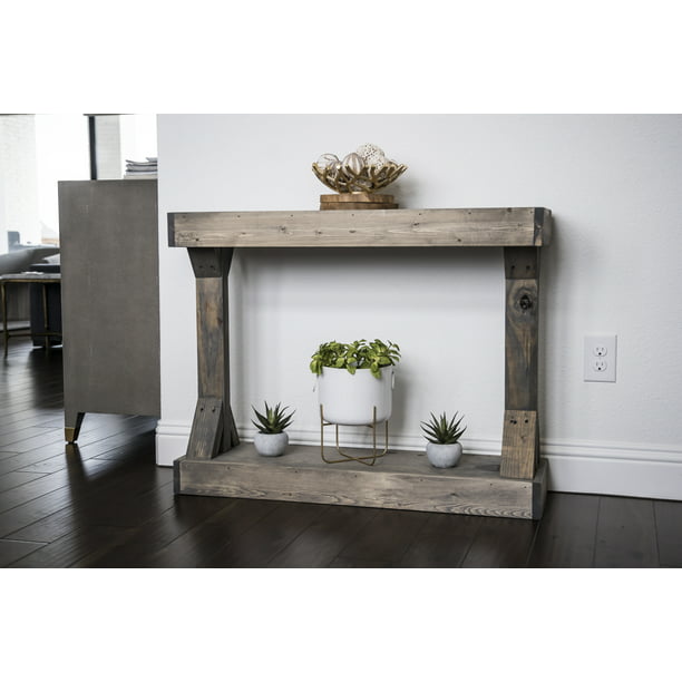 Woven Paths Small Barb Console Table, Barb Small Console Table White