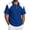 Blue&05#0610R, variant on Fabrcox Mens Short Sleeve Polo Shirts Collared Henley Linen Shirt Men Lightweight Relaxed Fit Color Block Vacation Athletic Golf Shirts Men Blue L