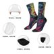 thumbnail image 5 of Fotbe Neon Zombie Skull Calcetas Largas con Estampado para Hombre y Mujer – Calcetas de Compresión Transpirables y Elásticas, Viajar y Uso Diario Talla 5-11, 5 of 6
