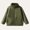 Army Green, variant on PiGOGI Kids Fashion Long Sleeve Zip Coat with Pockets Warm Casual Outerwear for Boys and Girls School Travel Party Watermelon Red 14-15 Years