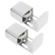 thumbnail image 1 of WORGEOUS Guía inferior de puerta automática, guía de puerta automática para puerta corredera, pieza de guía de puerta corredera, 2 uds., 1 of 7