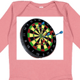 thumbnail image 4 of Inktastic Dart Board Boys or Girls Long Sleeve Baby Bodysuit, 4 of 5