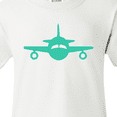 thumbnail image 4 of Inktastic Cute Teal Airplane Youth T-Shirt, 4 of 5