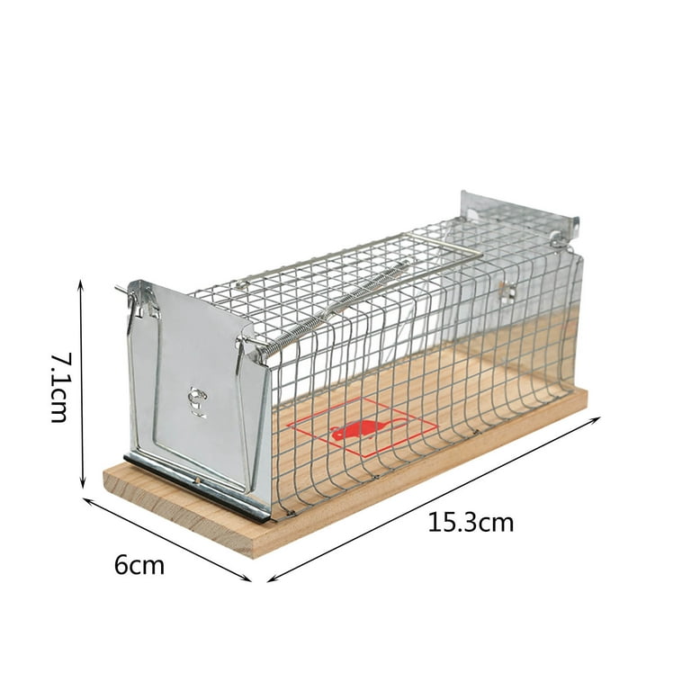 Mousetrap Rat TrapLive Animal Humane Trap Catch and Release Cage