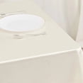 thumbnail image 3 of BalsaCircle 70x70 in Pearl White Scuba Polyester Square Tablecloth Party Linens Events Decorations Supplies, 3 of 8