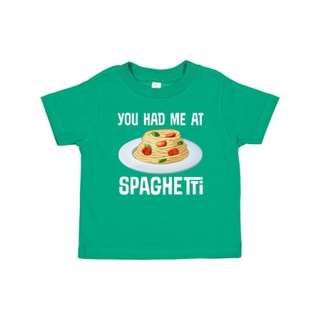 

Inktastic You Had Me at Spaghetti Gift Baby Boy or Baby Girl T-Shirt