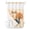 Teal, Terracotta, Cream, Blue, variant on No Hook Shower Curtain, Hello Fall Standard Shower Curtains with Snap in Liner, Thanksgiving Truck Harvest Pumpkin Maple Tree Waterproof Washable Fabric Bathroom Curtain Set, 66" x 72"