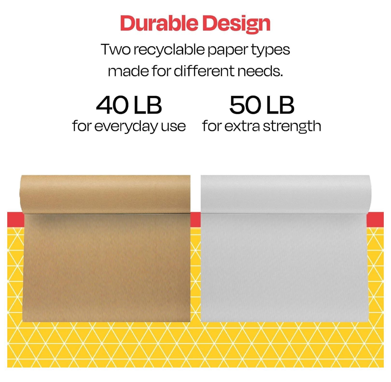 XYX Butcher Paper Roll, 50 lbs, 36 Inches x 1000 Feet, Brown