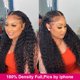 thumbnail image 2 of Pelucas Wingirl HD Deep Wave con encaje frontal de 180 densidades, color natural, 2 of 6
