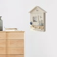 thumbnail image 6 of Qiweii Seabird & Sea Tower Wall-Mounted Key Box, Decorative Earthy Key Cabinet, Household Entryway Key Organizer, 6 of 6