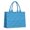 Blue Christmas Snowflake-2, variant on Large Capacity Tote Bag,Blue Christmas Santa and Snowman Pattern Handbag Fashion Luxury Tote Bag,15.7"x13"x 5.1" Inches,Laptop Compatible