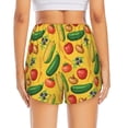 thumbnail image 4 of Haiem Colorful Vegetables Women's 2 in 1 Running Shorts - Lightweight Athletic Workout Gym Yoga Breathable Sports Shorts Liner with Phone Pockets-Medium, 4 of 9