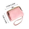 thumbnail image 3 of Cartera vintage para monedas de mujer – bolsa con cierre de presión, organizador de ranuras para varias tarjetas, bolso con pinza, bolsa de carteras 3 en 1 bolsa para monedas, 3 of 6