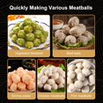 thumbnail image 6 of 2024 Creative Stainless Meatball Maker, Spoon With Cutting For Manual Meatball Lovers, DIY Easy Meatball Making Mold Set, Home Cooking Tools (Three Tubes), 6 of 6
