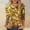 Gold, variant on VOUZZA Women Sequin Casual Printed Round Neck Loose 3/4 Sleeve T-Shirt Shiny Sparkle Tunic Blouse Summer Soft Comfort Everyday Wear Tops