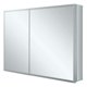 thumbnail image 3 of Bathroom Medicine Cabinet, Aluminum, Recessed/Surface Mount, 42" x 30", 2 Door, Mirrored w/LED, 3 of 13