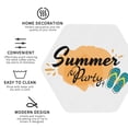 thumbnail image 4 of Disketp Summer Party Funny Coasters,6 Pcs Leather Coasters With Holder, Perfect Housewarming Hostess Gifts,Protect Furniture From Water Marks Scratch And Damage, 4 of 9