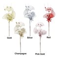thumbnail image 6 of 6pcs Christmas Picks 16in Artificial Xmas Tree Sprays Bay Glitter Leaves Decor Plastic Christmas Leaves Decoration Wired Twig Stem Fake Bunch for DIY Garland Wreath Ornament, 6 of 10