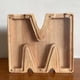 thumbnail image 5 of Hucha de madera con 26 letras en inglés, adornos de madera, hucha de acrílico transparente, 5 of 6