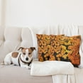 thumbnail image 4 of Ambesonne Fall Throw Pillow Cover 2 Pack, Vivid Autumn Maple Leaves, 20", Orange Yellow Brown, 4 of 5