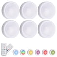 thumbnail image 1 of -LED-SpotlightsmedFjärrkontroll-TrådlösMultiColor6-Pack, 1 of 5