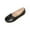 Black, variant on Loafers for Women Bean Shoes Solid Bow Round Toe Closed Toe Back Covered Flat Sole Soft Sole Shoes for Ladies