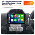 thumbnail image 4 of MEKEDE 2 Din Android Radio del coche para Toyota Passo Daihatsu Boon Sirion Subaru Justy Perodua Myvi 2DIN DVD estéreo pantalla Multimedia, 4 of 5
