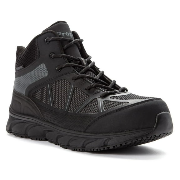 Propet Men's Seeley Hi Construction Boot DARK GREY/BLACK