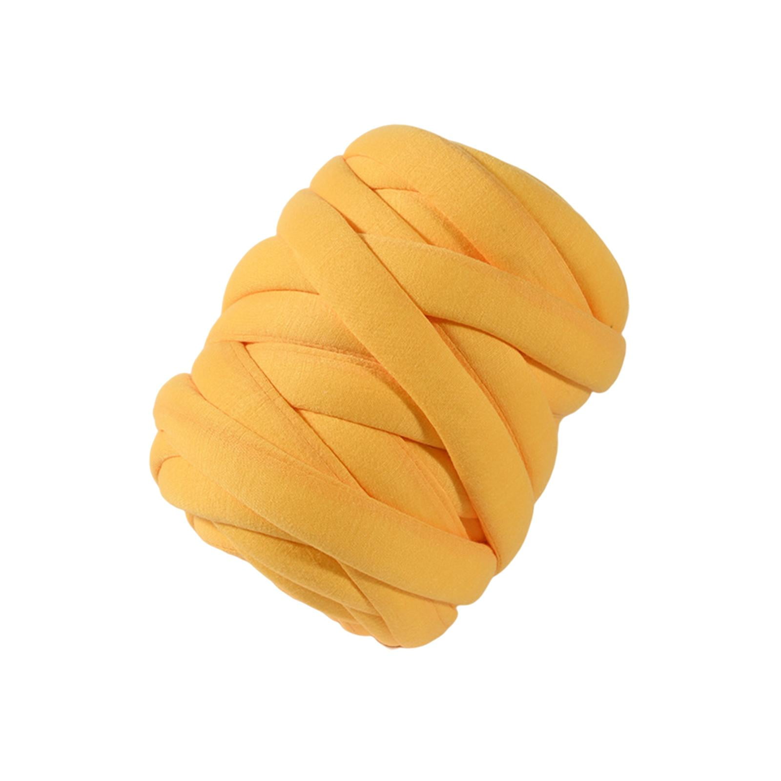 250G/0.55lbs Chunky Yarn Super Bulky Yarn Hand Knitting Thick 1" Super Soft Tube Yarn Giant Yarn