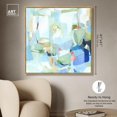 thumbnail image 4 of Tranquil Blues Canvas Print Summer Wall Decor by Art Remedy, Gold Frame, 40 x 40, 4 of 6
