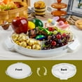 thumbnail image 6 of TEXIJUSO White Cake Containers with Lids Round Plastic Cupcake Holders 4-in-1 Multipurpose Cake Carrier Holder for 11 Inch Cake Pies Cupcake Eggs Fruit or Snack Transport, 6 of 6
