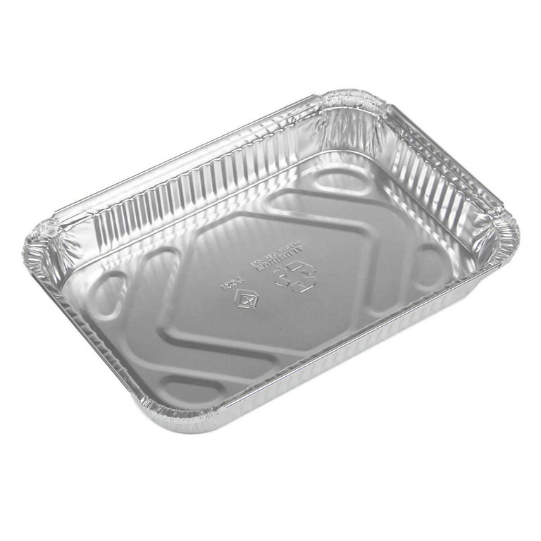 25pcs 8 Inches Round Aluminum Pans - Disposable Aluminum Foil Cake Trays -  Freezer & Oven Safe - For Baking, Cooking, Storage & Reheating