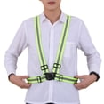 thumbnail image 2 of Polyester Reflective Vest for Night Running, Cycling and Fishing with Adjustable Straps and High-Visibility Stripes, 2 of 6