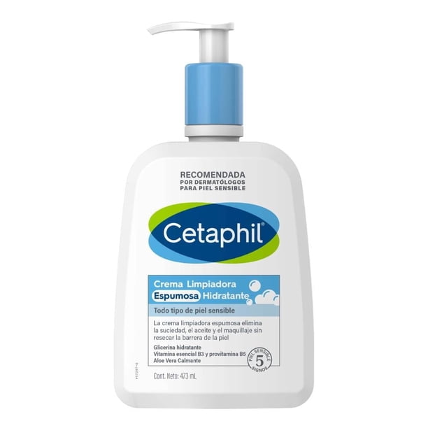 Crema Limpiadora Cetaphil Espumosa Hidratante 473 ml