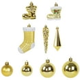thumbnail image 3 of 21PCS Plastic  Tree Decor Christmas Decorations Ball Ornament (Light Blue), 3 of 8